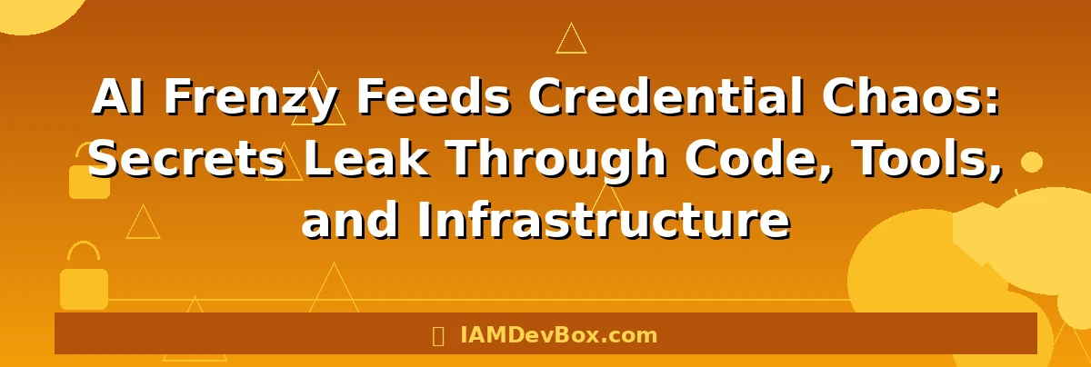 AI Frenzy Feeds Credential Chaos: Secrets Leak Through Code, Tools, and Infrastructure
