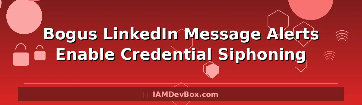 Bogus LinkedIn Message Alerts Enable Credential Siphoning