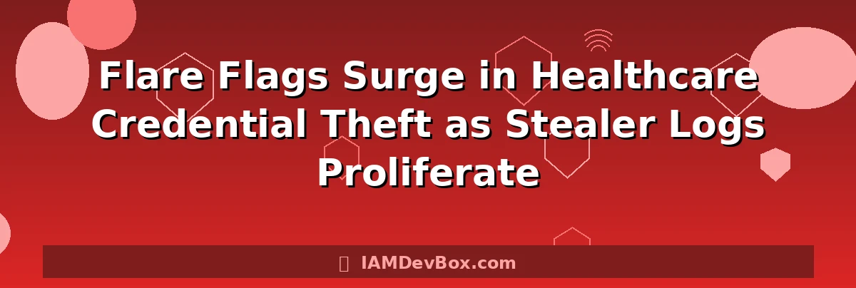 Flare Flags Surge in Healthcare Credential Theft as Stealer Logs Proliferate