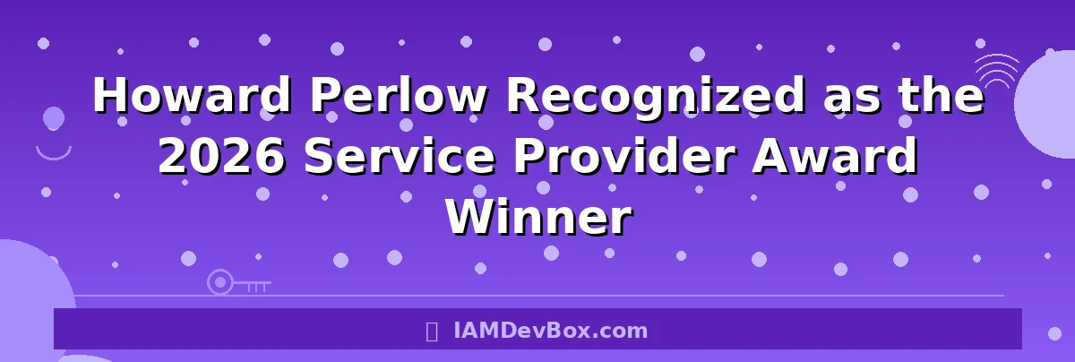 Howard Perlow Recognized as the 2026 Service Provider Award Winner