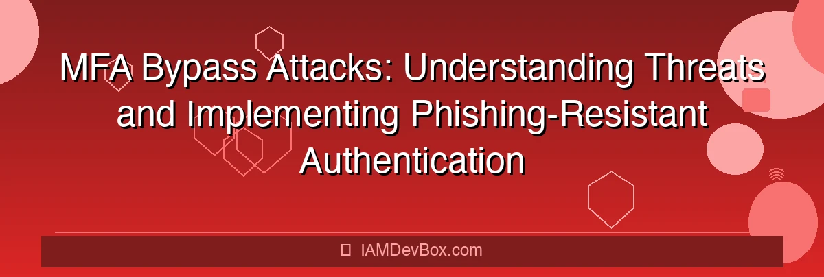 MFA Bypass Attacks: Understanding Threats and Implementing Phishing-Resistant Authentication