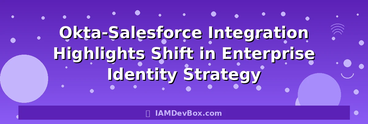 Okta-Salesforce Integration Highlights Shift in Enterprise Identity Strategy
