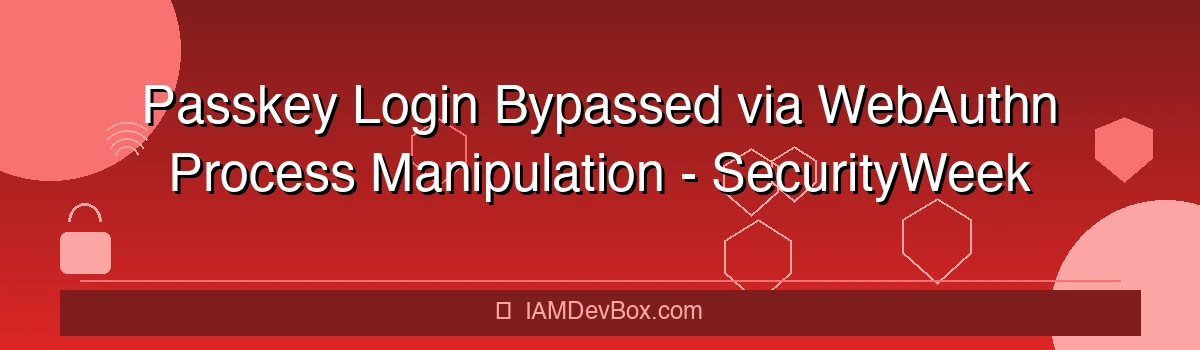Passkey Login Bypassed via WebAuthn Process Manipulation - SecurityWeek