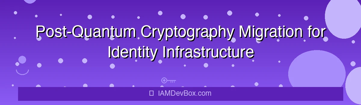 Post-Quantum Cryptography Migration for Identity Infrastructure