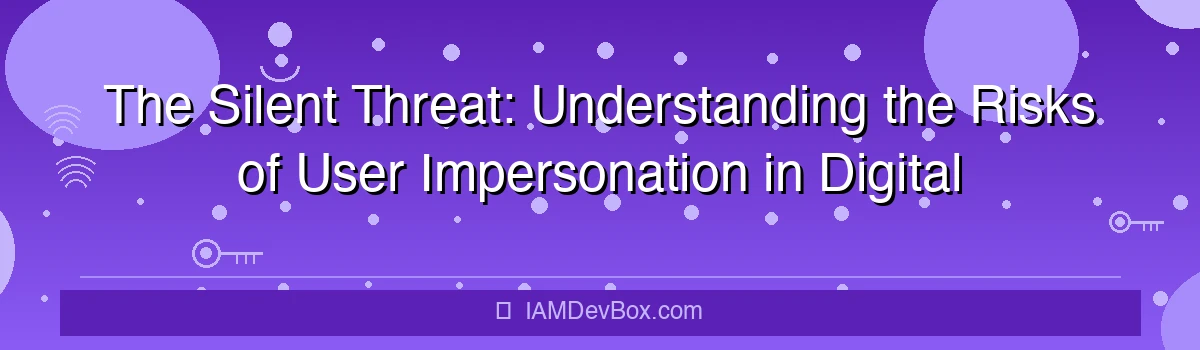 The Silent Threat: Understanding the Risks of User Impersonation in Digital Identity